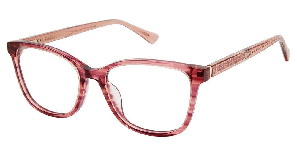 Nicole Miller Laguna 02 Eyeglasses Pink Stripe 53mm Women