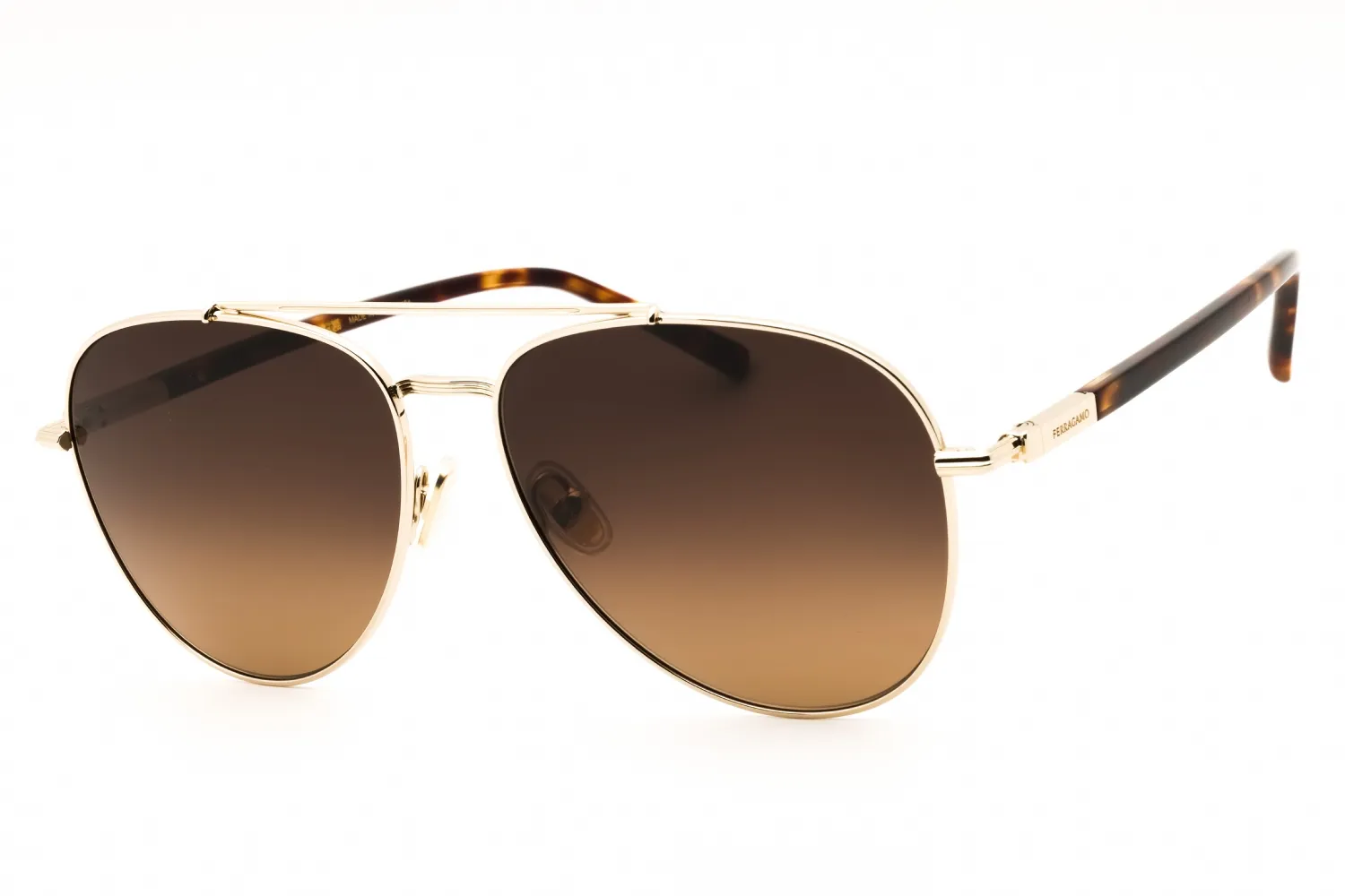 Salvatore Ferragamo SF316S 745 Sunglasses Gold 61mm Men