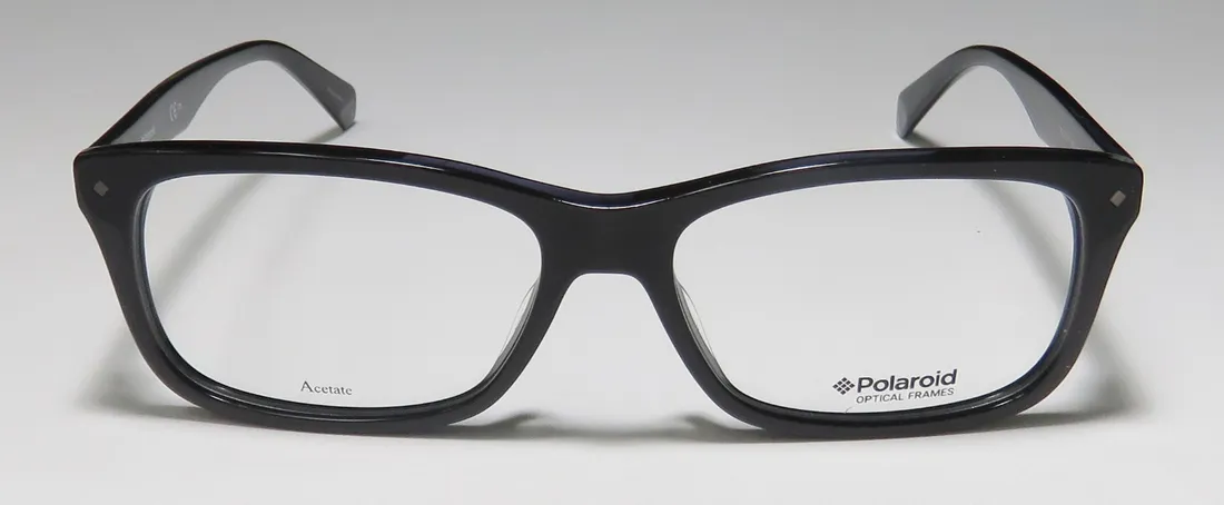 Polaroid D317 807 Eyeglasses Black 55mm Unisex 3