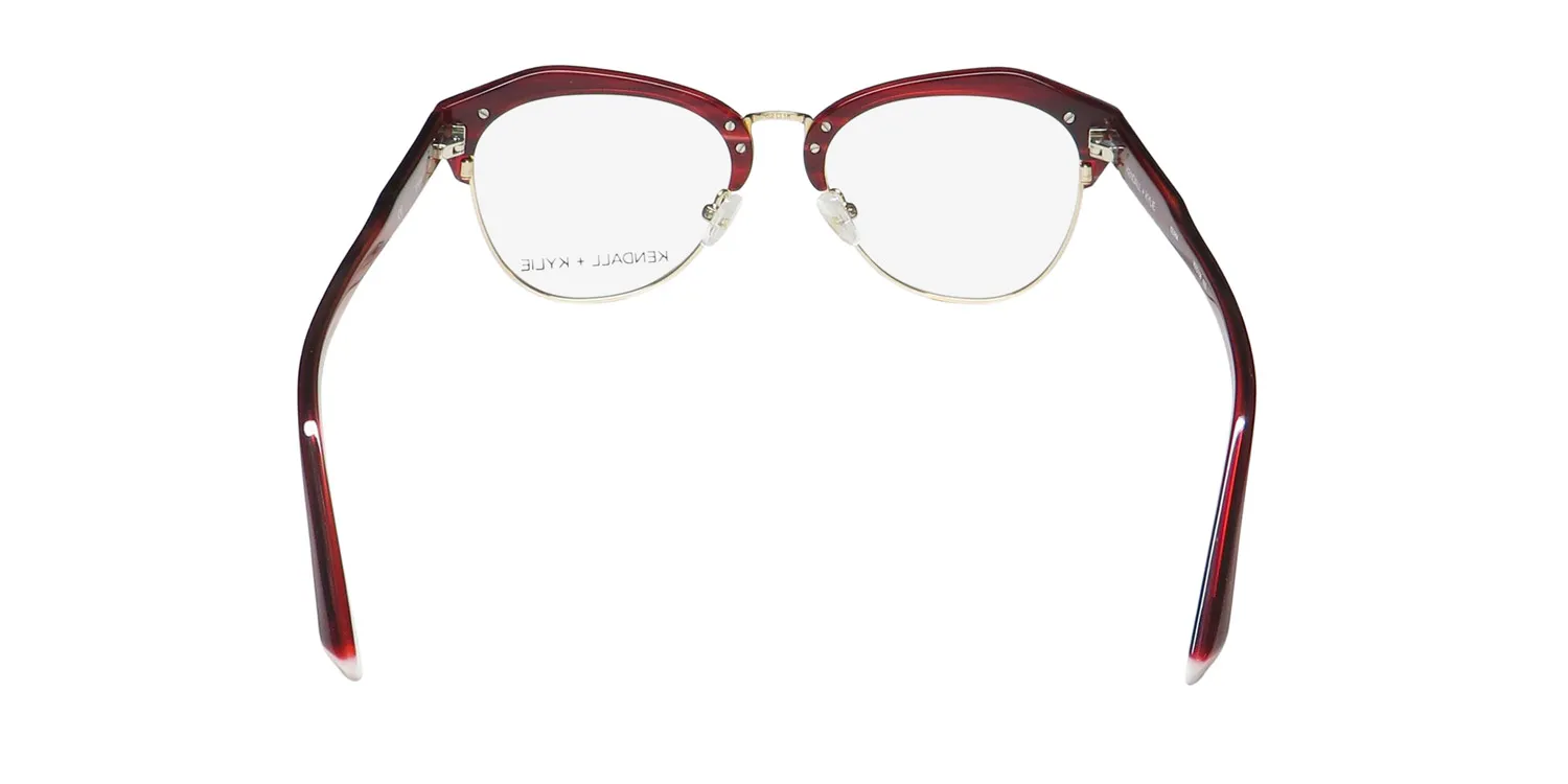 Kendall + Kylie Kko108 Olivia 605 Eyeglasses Burgundy 52mm 5