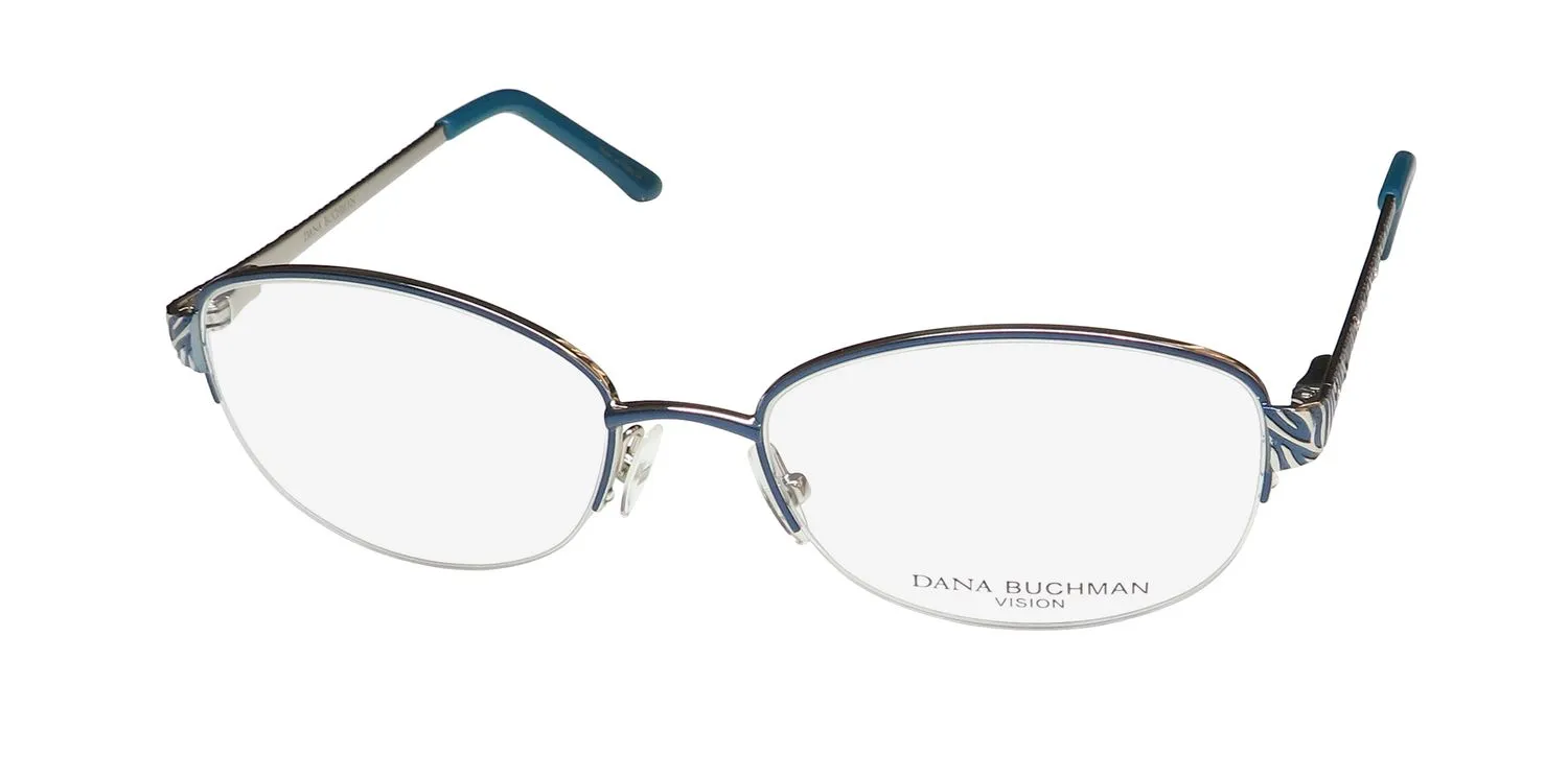 Dana Buchman Eugenia te Eyeglasses Teal 52mm
