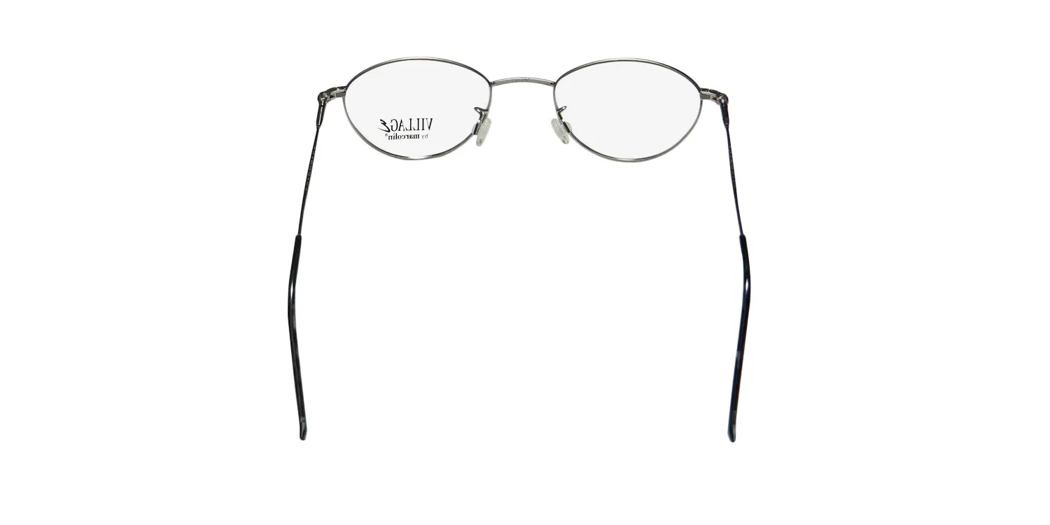 Marcolin Village 47 6395 465 Eyeglasses Silver 49mm Unisex 5