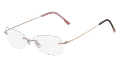 Calvin Klein CK533-2 780 CK 533-2 Eyeglasses Rose Gold 53mm Women