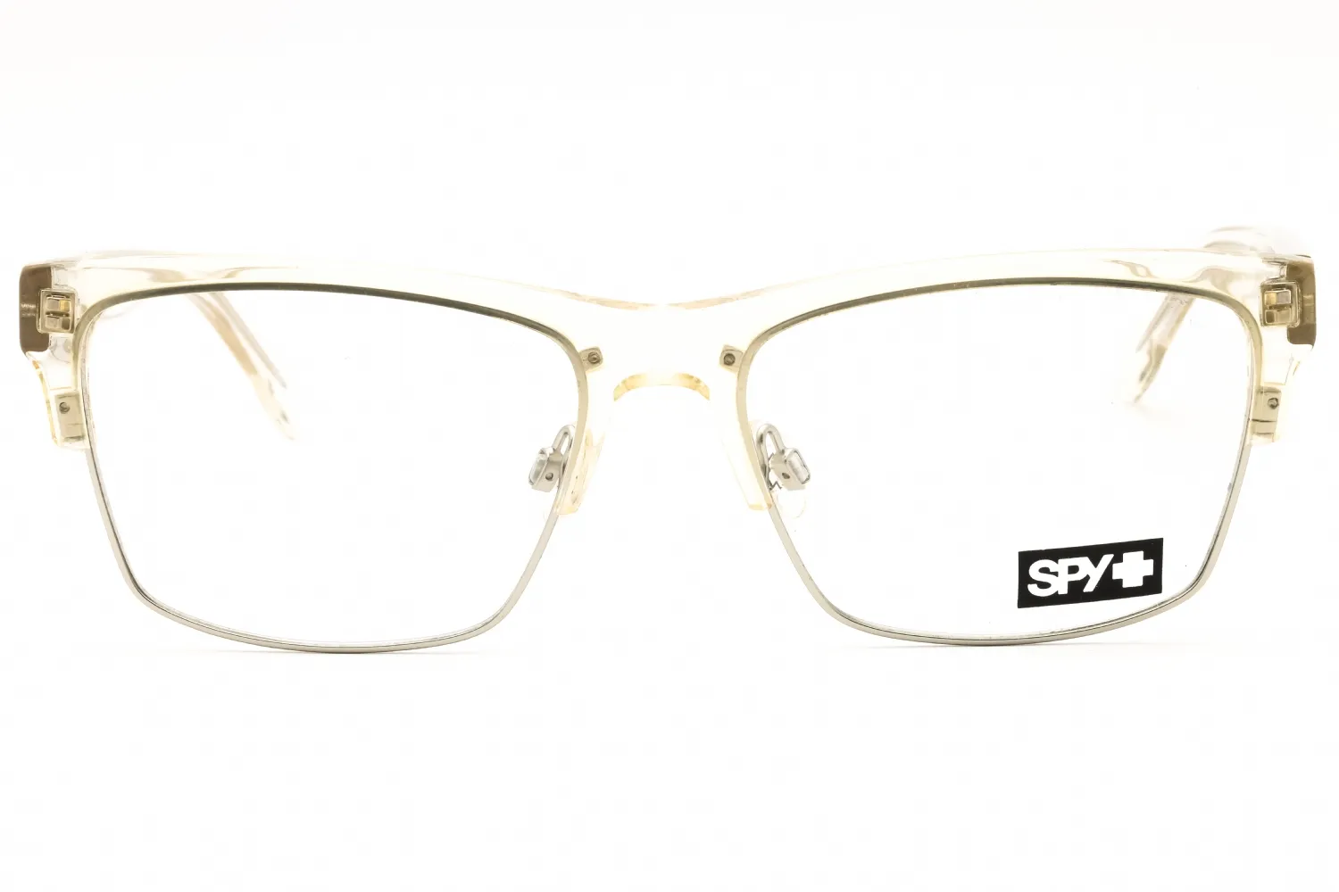Spy WESTON 5050 57 5700000000027 Eyeglasses Crystal Matte Silver Unisex 2