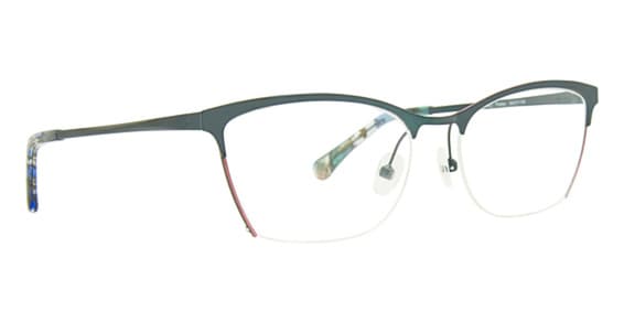 Trina Turk Teal (TEAL) Tinsley Eyeglasses Multicolor 54mm Women