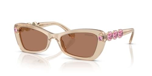 Swarovski SK6033 106673 SK6033 Sunglasses Beige 145mm Women 2