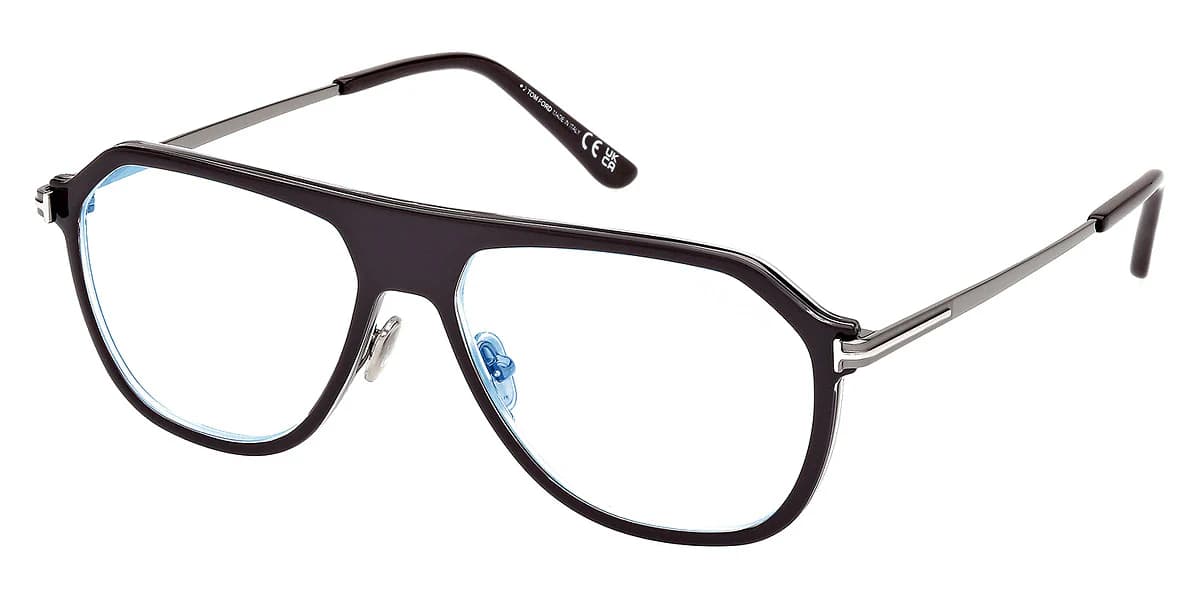 Tom Ford FT5943B 050 Eyeglasses Dark Brown 56mm Men