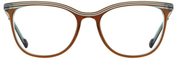 Scott Harris SH-802 C3 Eyeglasses Brown 53mm Women 2