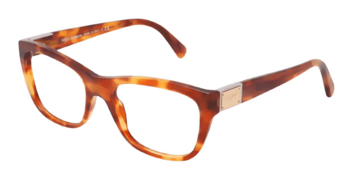 Dolce &amp; Gabbana DG3171 706 Eyeglasses Light Havana Tortoise 52mm Unisex