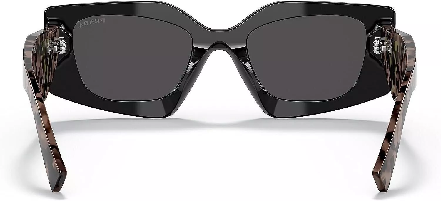 Prada SPR15Y 1AB-5S0 Sunglasses Black 51mm Women 4