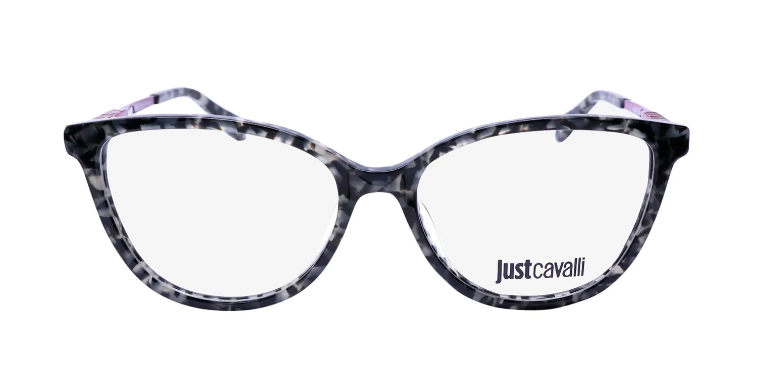 Just Cavalli Vjc008 09sx Eyeglasses Transparent Grey Havana 54mm 3