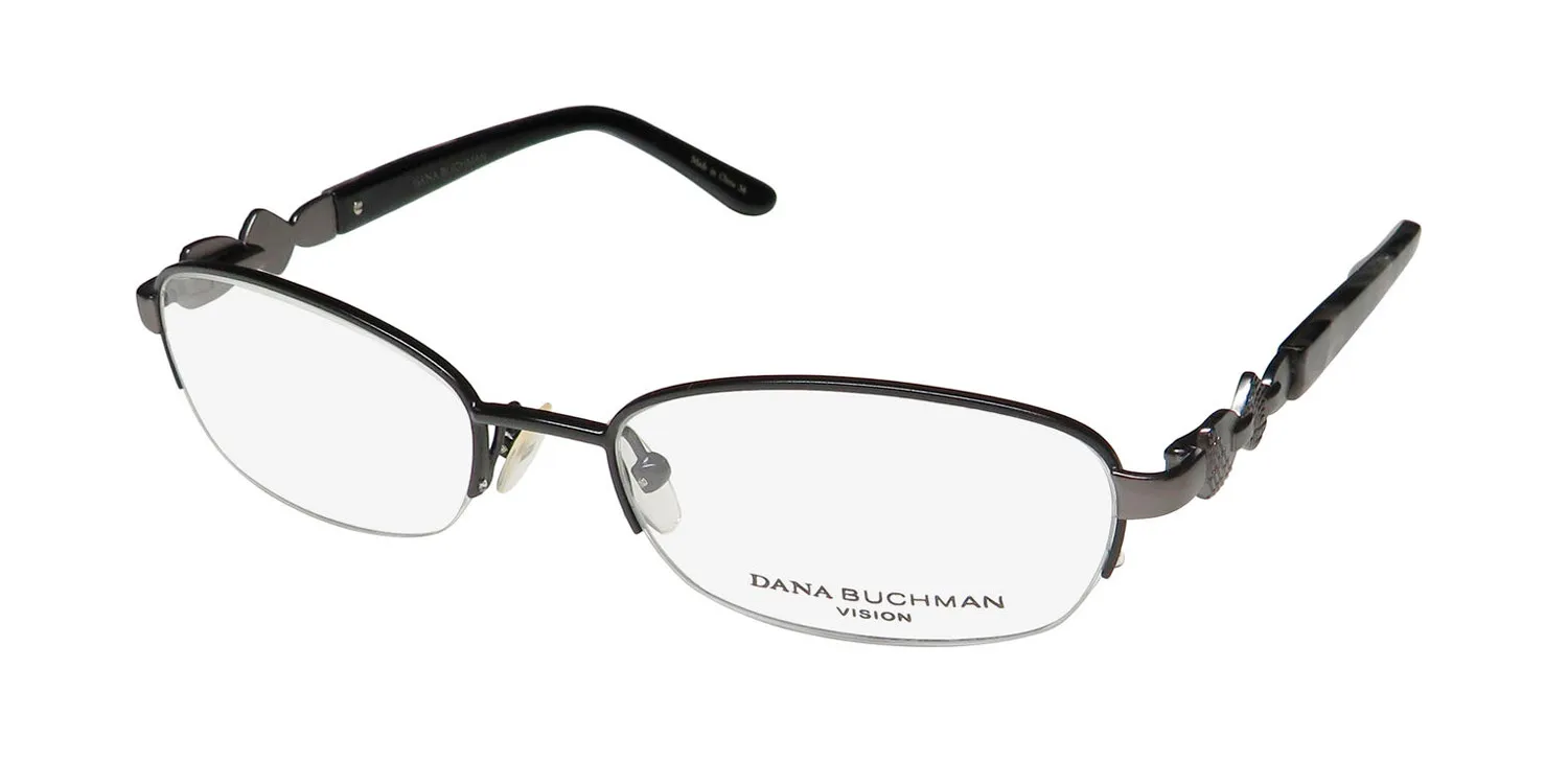 Dana Buchman Kadin bk Eyeglasses Black 49mm