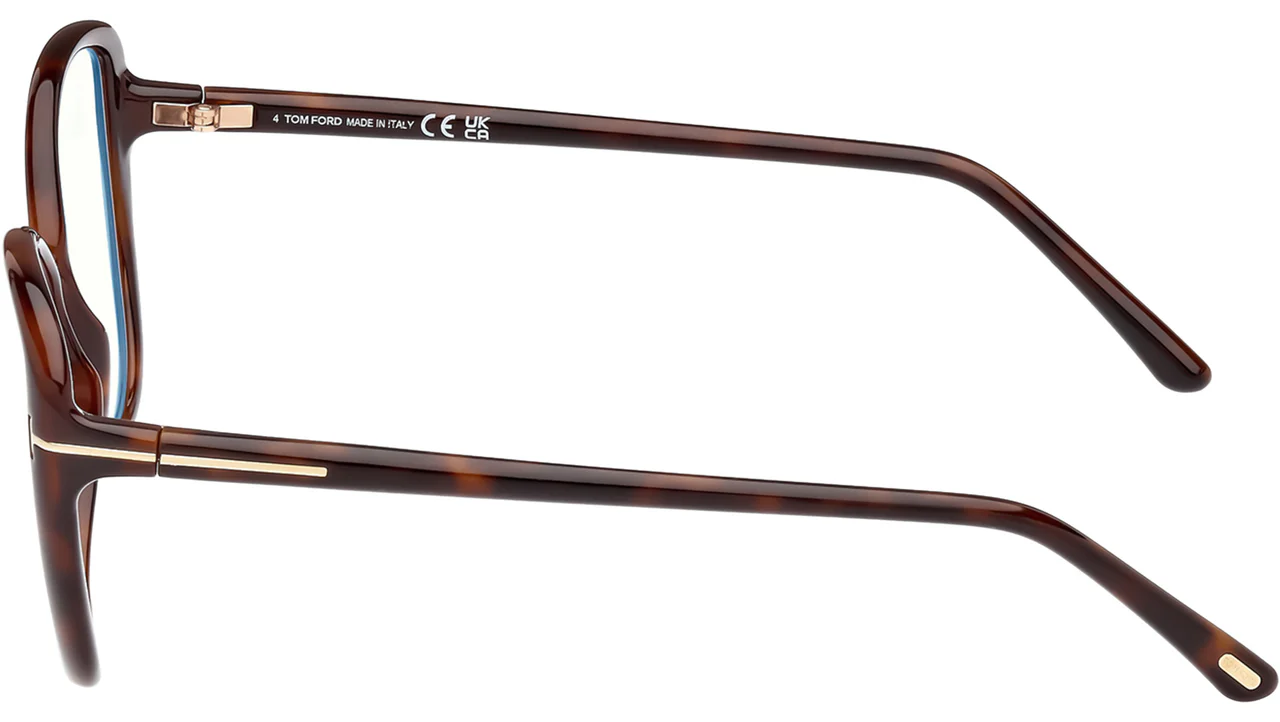 Tom Ford FT5907B 052 Eyeglasses Dark Havana 55mm Women 4