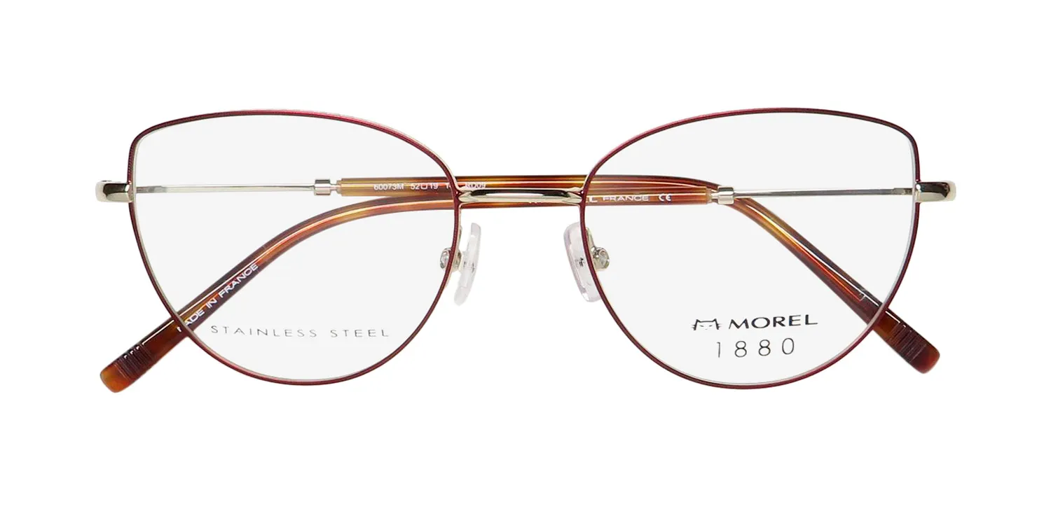 Morel 1880 60073m rd09 Eyeglasses Red 52mm 2