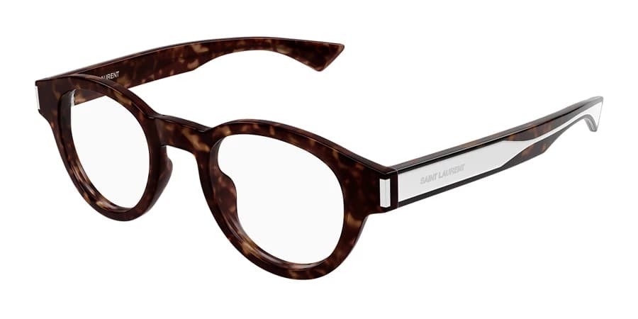 Saint Laurent SL792 002 Eyeglasses Tortoise Gold 46mm Unisex