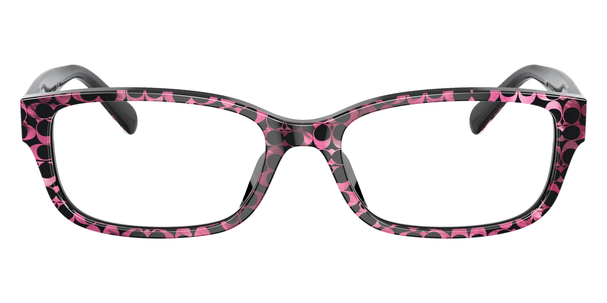 Coach HC6221U 5783 Eyeglasses Ruby Pearl Signature 52mm Women 2