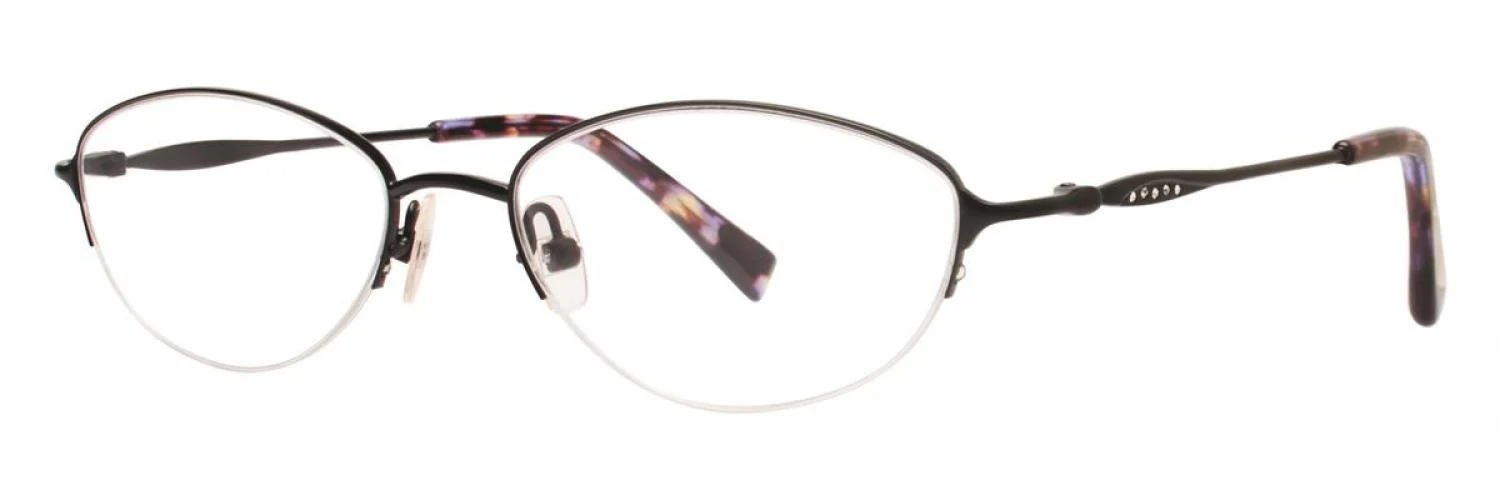 Vera Wang Lacerta Eyeglasses Black 48mm Women