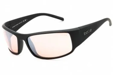 Bolle KING BS026008 Sunglasses Black Matte - Phantom Brown Gun Photochromic