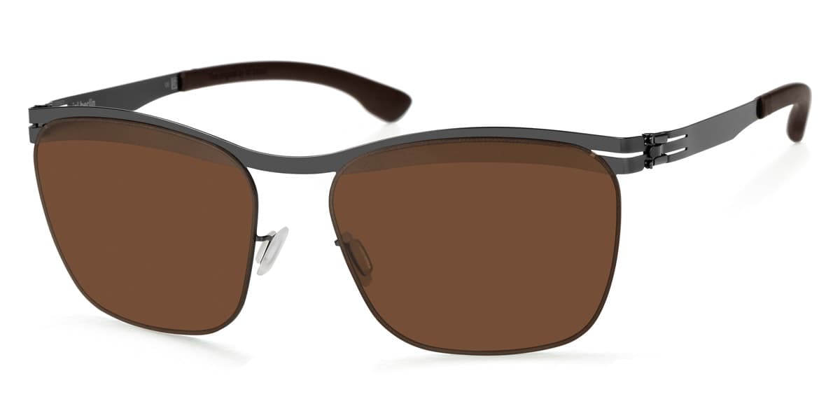 ic! berlin Tegeler See Sunglasses Gunmetal 56mm Men