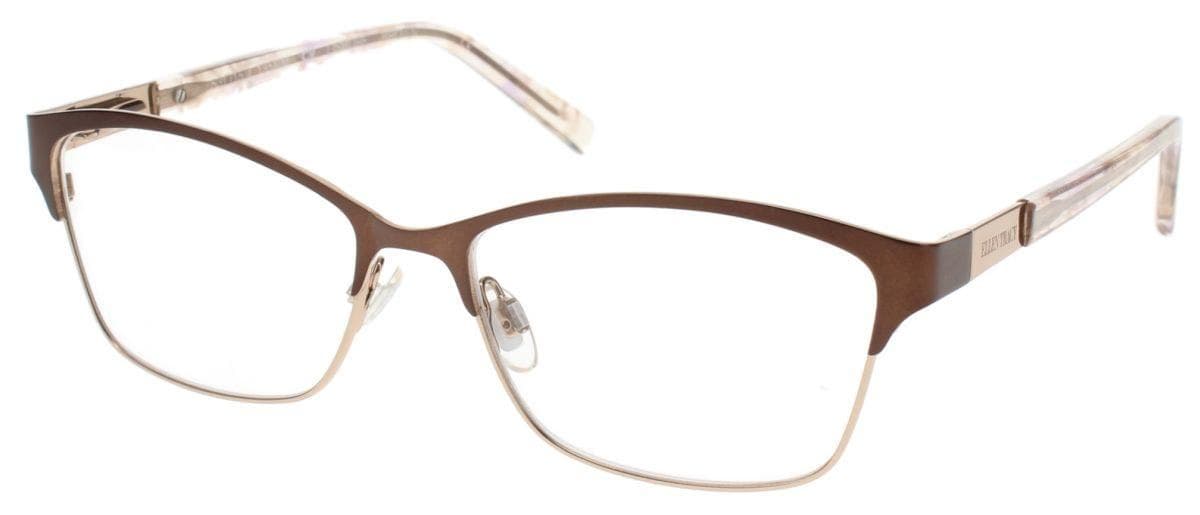 Ellen Tracy Lismore Eyeglasses Brown 53mm Women