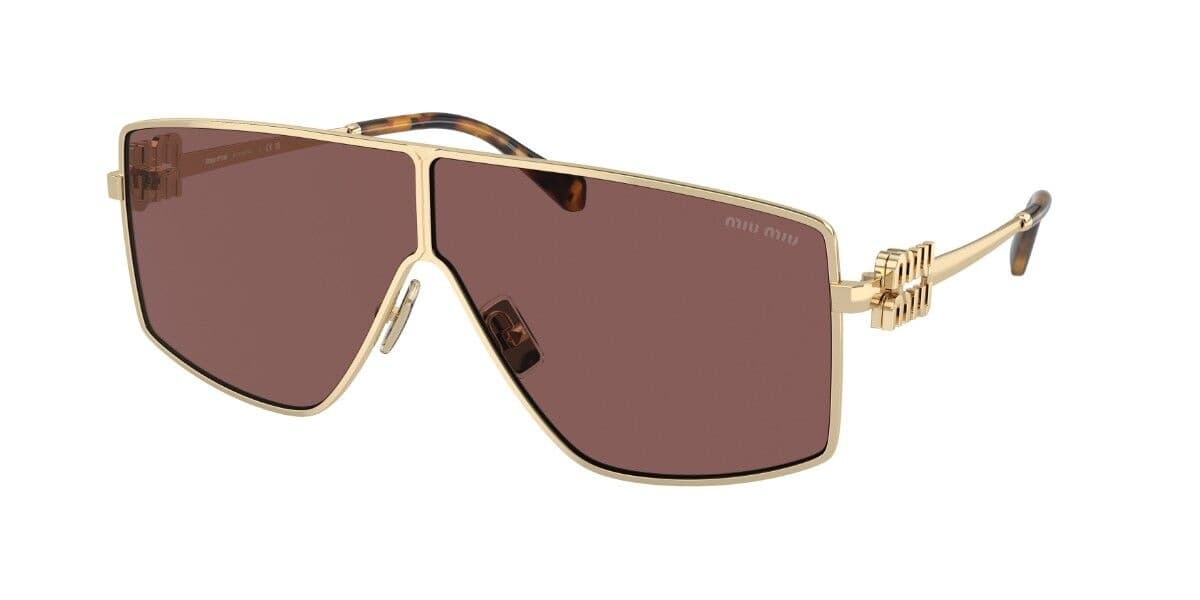 Miu Miu SMU51Z ZVN-70D Sunglasses Gold 140mm Women