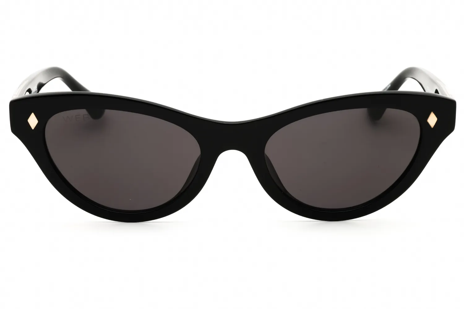 Web WE0330 01A Sunglasses Shiny Black 52mm Women 2