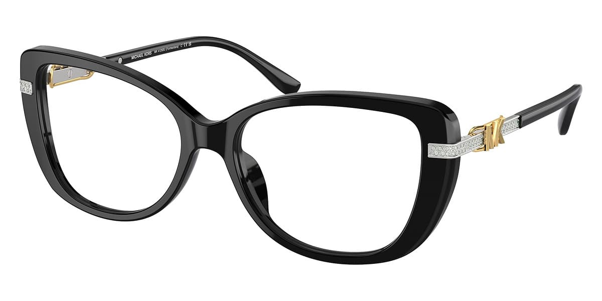 Michael Kors MK4125BU Formentera 3005 Eyeglasses Black 52mm Women