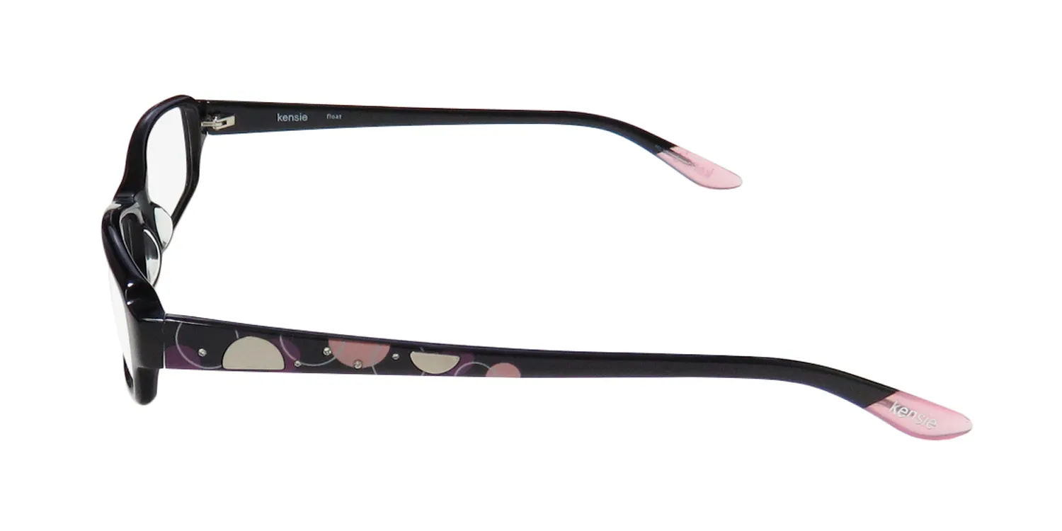 Kensie Float bk Eyeglasses Black 52mm 4
