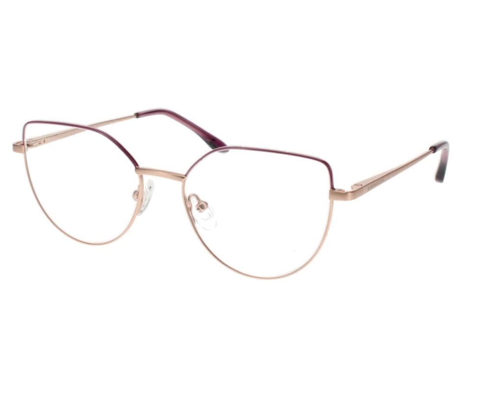 BCBGMAXAZRIA Esea Eyeglasses Purple Rose Gold 51mm Women