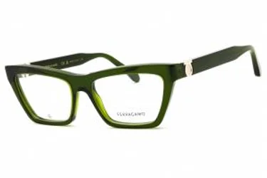 Salvatore Ferragamo SF3021 317 Eyeglasses Transparent Green 54mm
