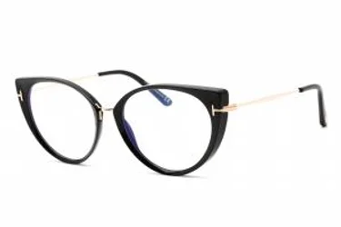 Tom Ford FT5815-B 001 Eyeglasses Shiny Black 54mm