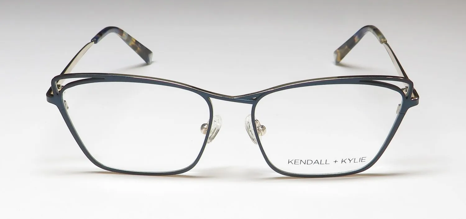 Kendall + Kylie Kko181 Hatti 412 Eyeglasses Blue 54mm 3