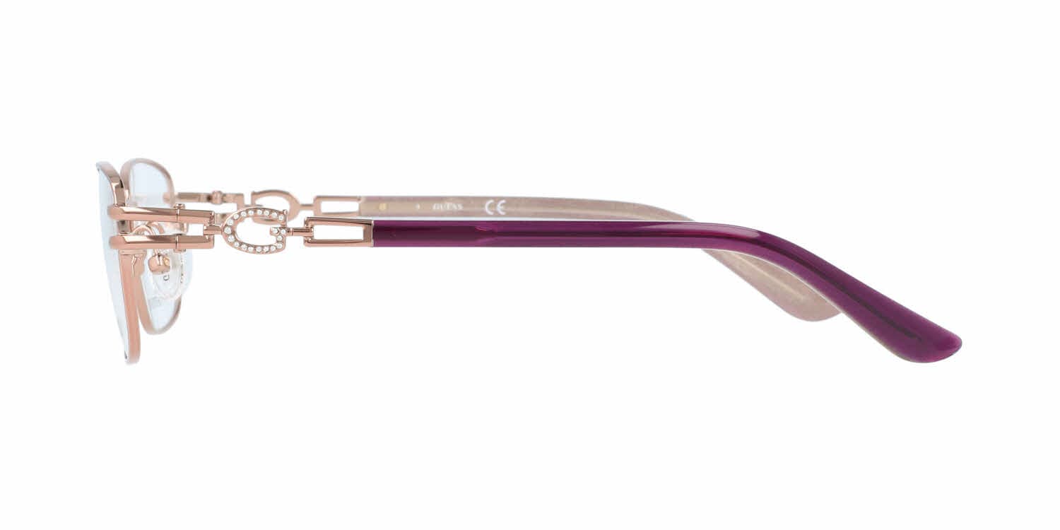 Guess GU2687 028 Eyeglasses Rose Gold 53mm Women 4