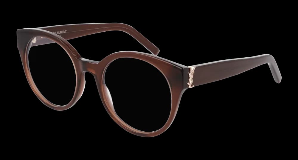 Saint Laurent SL M32 009 Eyeglasses Brown 51mm Women