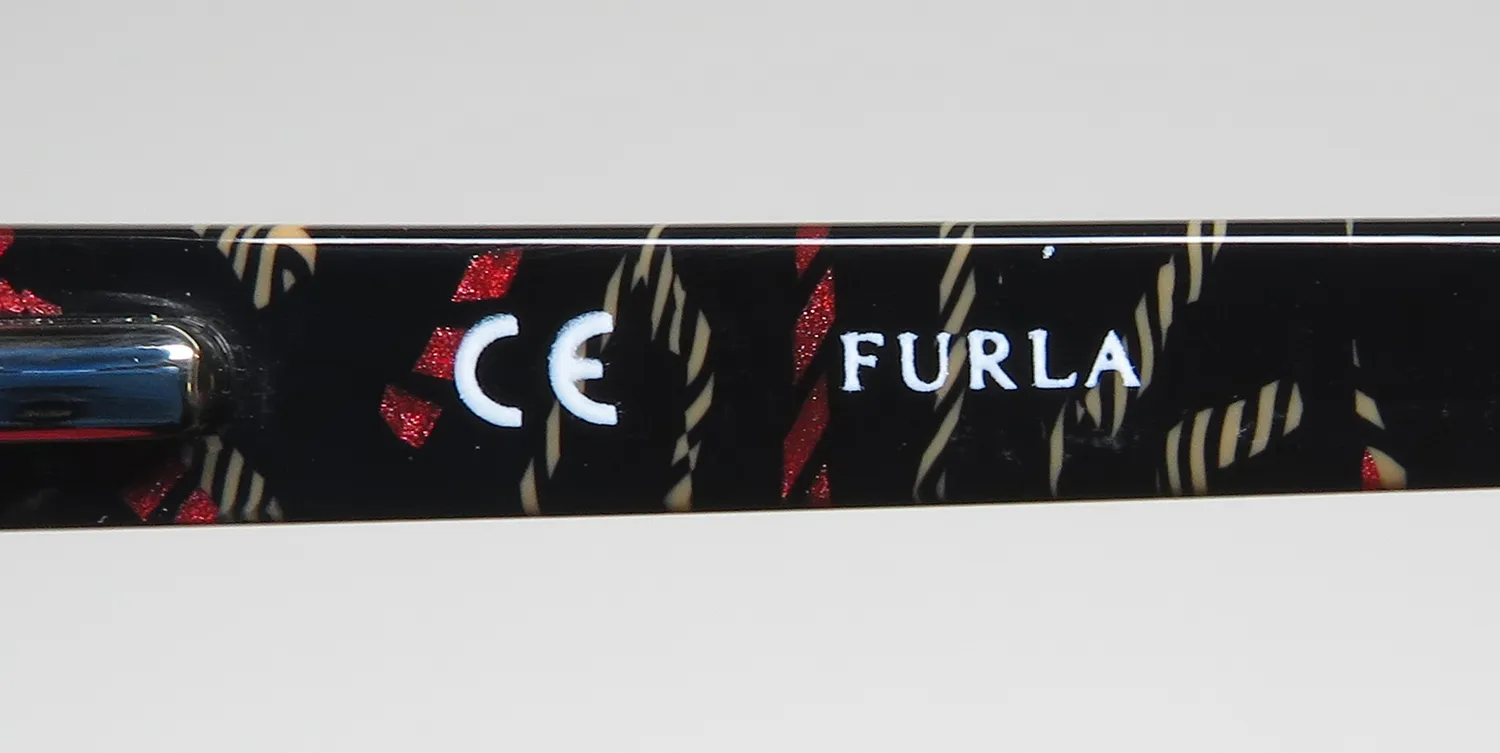 Furla Vfu077 700 Eyeglasses Black 52mm 7