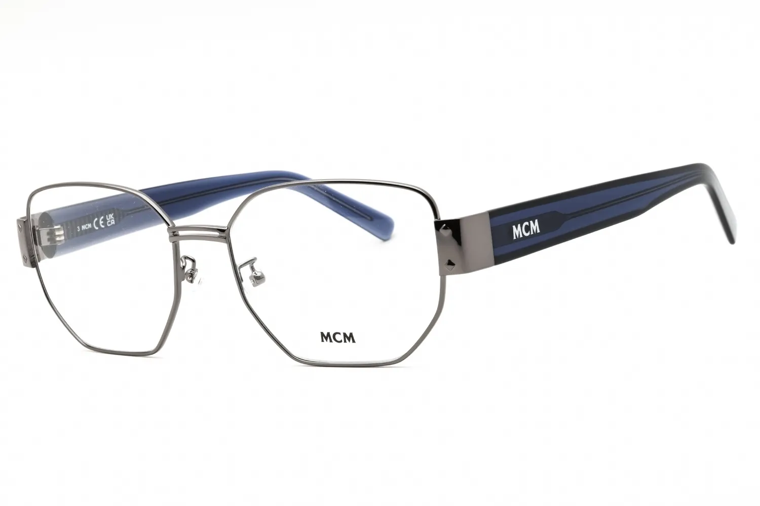 MCM MW5016-H 008 Eyeglasses Shiny Gunmetal 17mm Women