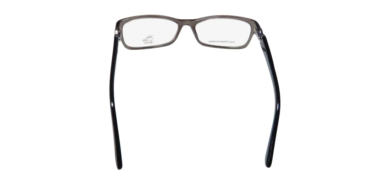 Saks Fifth Avenue 271 0fx8 Eyeglasses Onyx Crystal 51mm Women 5