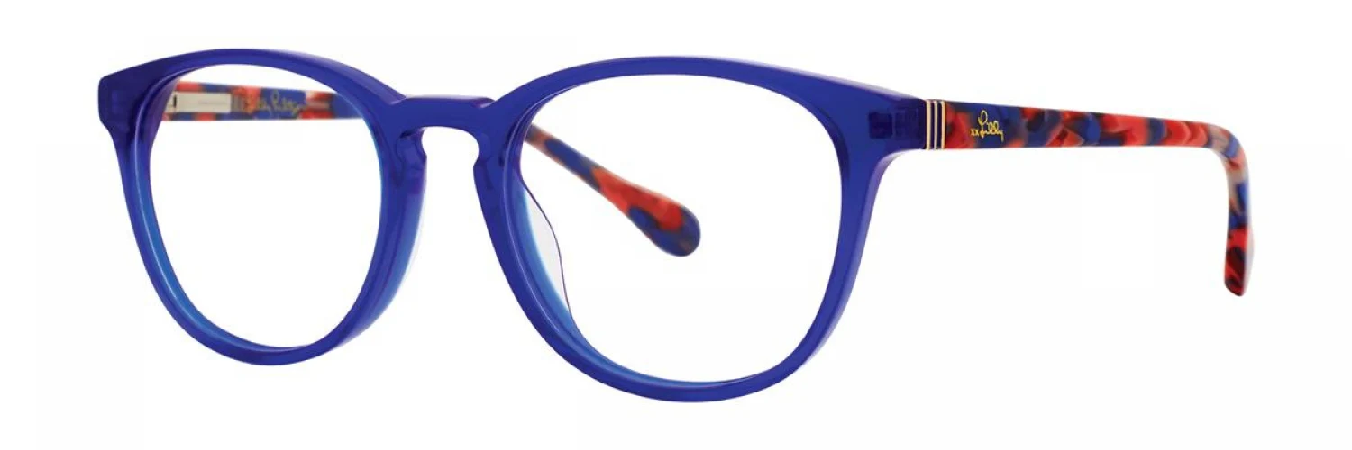 Lilly Pulitzer Fanning Eyeglasses Indigo 45mm Kids