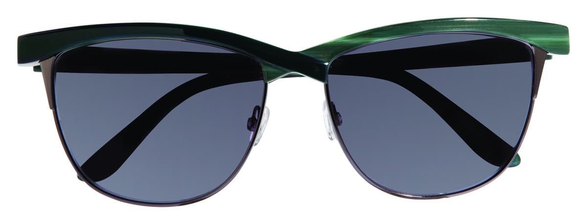 BCBGMAXAZRIA Gloss Sunglasses Teal Multi 56mm Women