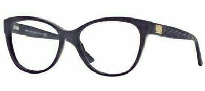 Versace Mod. 3193 5064 Eyeglasses Eggplant Dark Purple 52mm Unisex