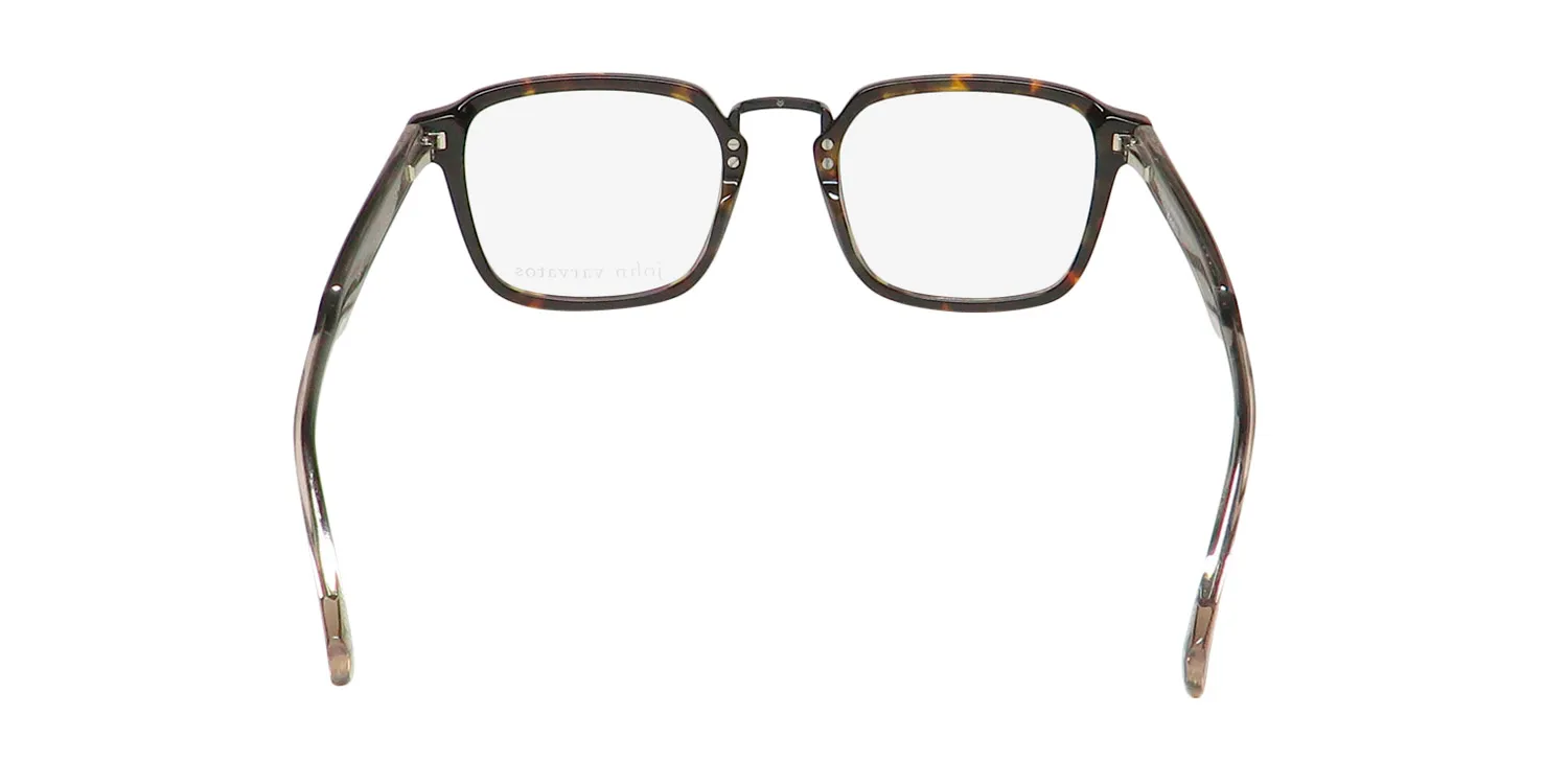John Varvatos Vjv427 havana Eyeglasses Havana Brown 49mm 5
