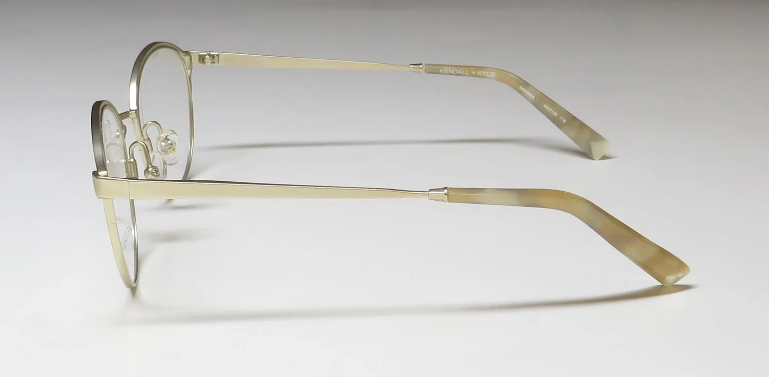Kendall + Kylie Kko139 Samara 718 Eyeglasses Light Gold 49mm 4