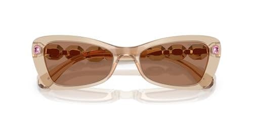 Swarovski SK6033 106673 SK6033 Sunglasses Beige 145mm Women 5