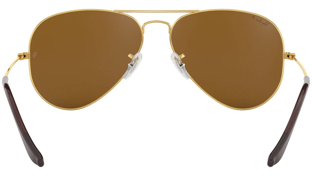 Ray-Ban RB3025 00157 Sunglasses Gold 58mm Men 4