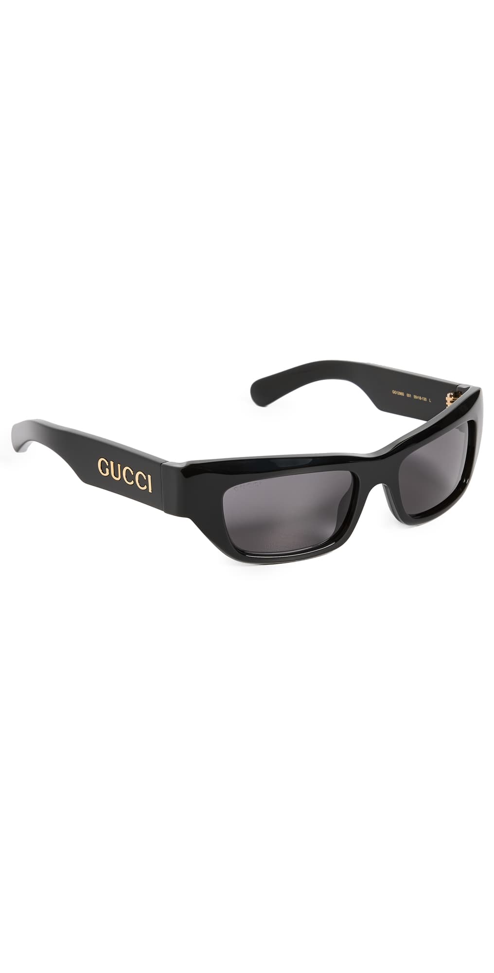 Gucci GG1296S 001 GG1296S Sunglasses Black 130mm Men