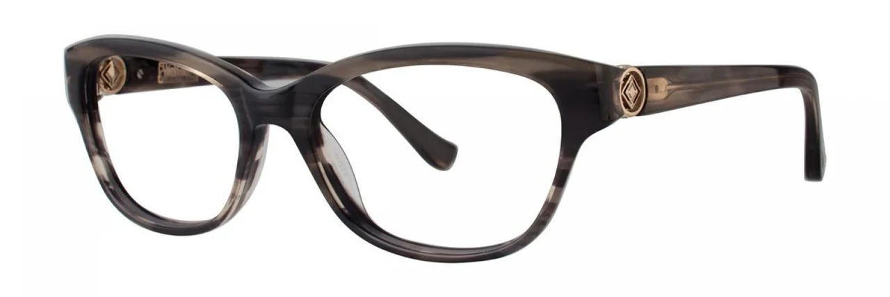 Kensie Social Feathered Eyeglasses Smoke 50mm Women