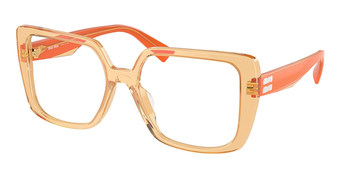 Miu Miu VMU06V 12M-1O1 Eyeglasses Orange 54mm Women