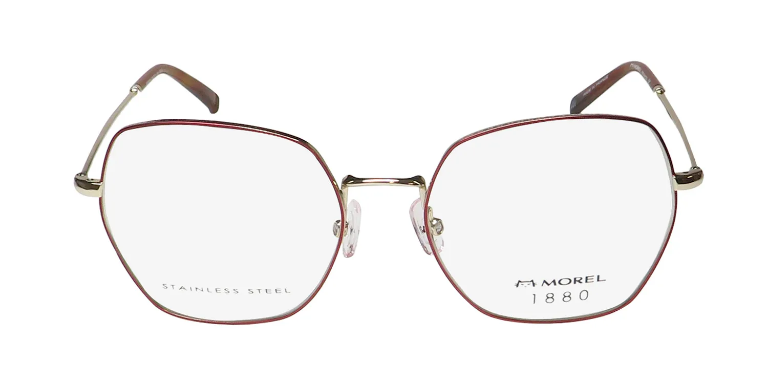 Morel 1880 60070m rd14 Eyeglasses Red 53mm 3