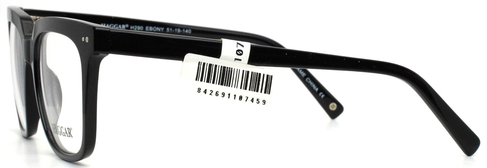 Haggar H290 EBONY Eyeglasses Black 51mm Men 4