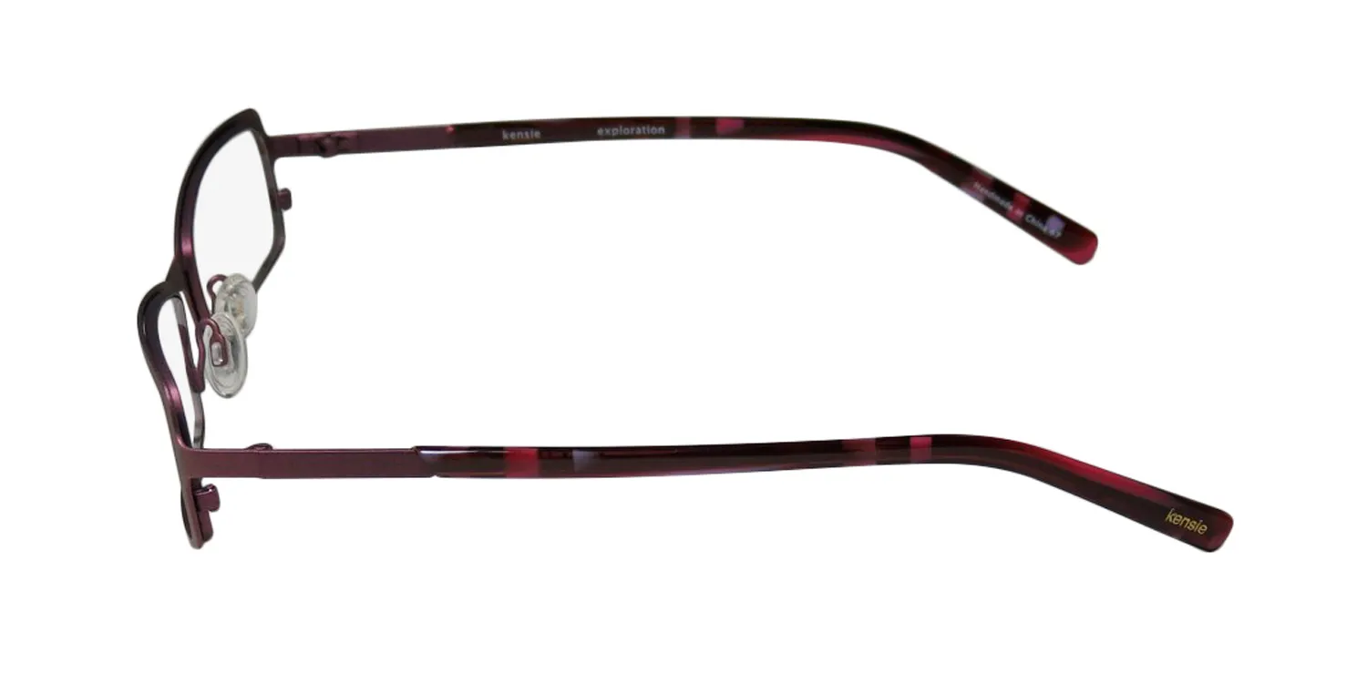 Kensie Exploration pu Eyeglasses Matte Purple With Glitter 52mm 4